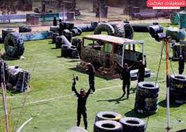 بازی پینت بال در باشگاه پرواز سعادت آباد