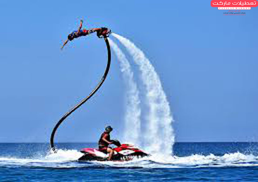 لذت تفریح با کیبل اسکی در کیش