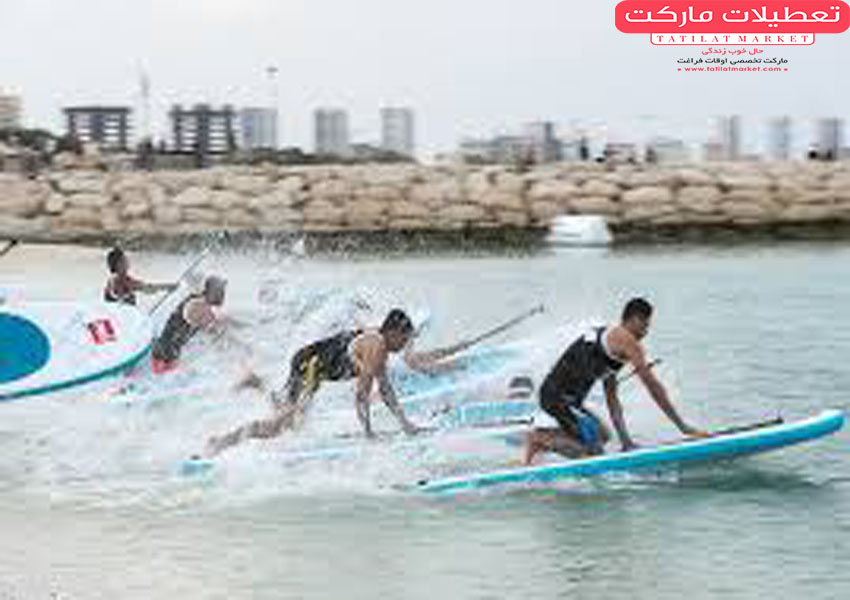 ورزشی جذاب پدل بورد کیش