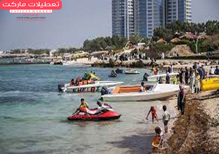 لذت قایق سواری در کیش