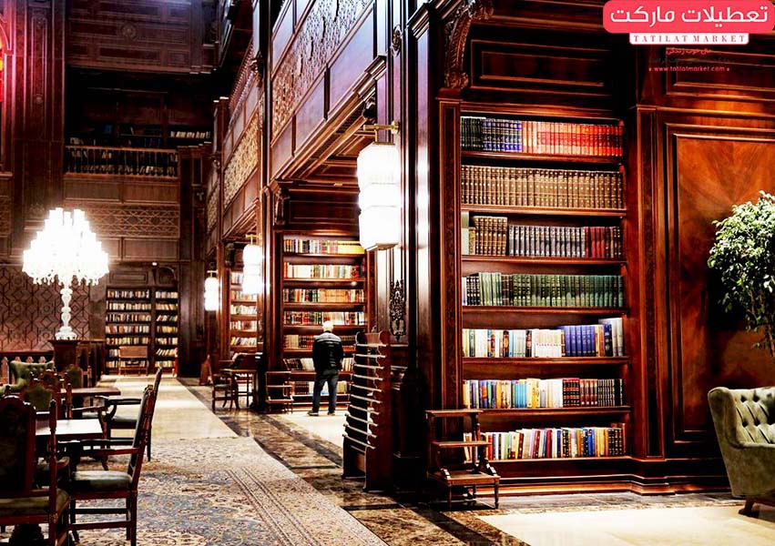 لذت مطالعه در کتابخانه ایران مال