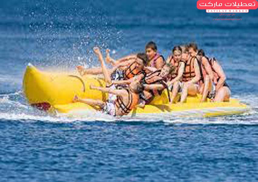 بنانا و لذت سوار بر موج های خلیج فارس