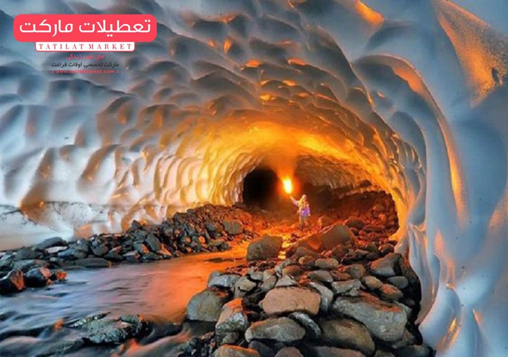 غار نمکدان یکی از زیباترین جاذبه های گردشگری استان هرمزگان